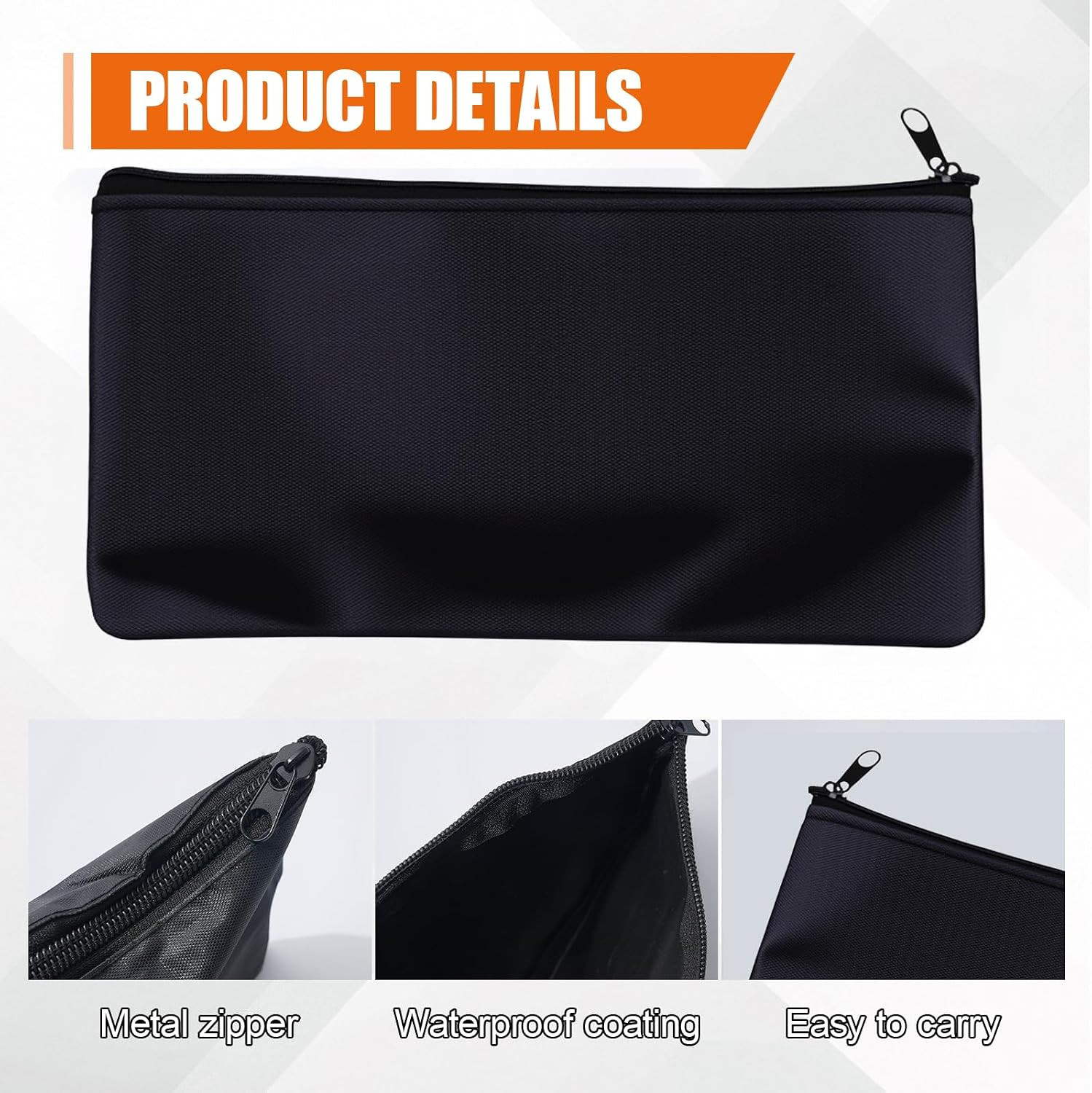 2PCS Car Tool Pouches with Zipper (Small) | Universal Oxford Cloth Waterproof Sm