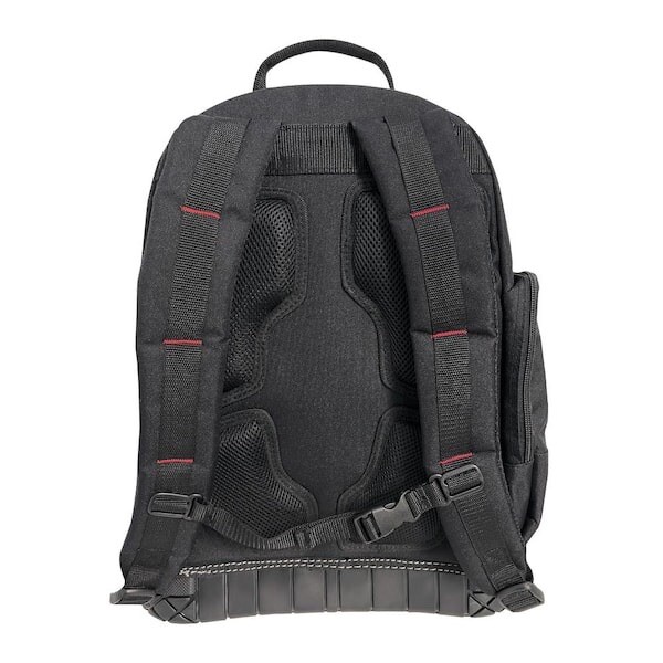 Husky 16 in. Pro Tool Backpack Heavy Duty Rubber Bottom Storage Bag H-68003-03