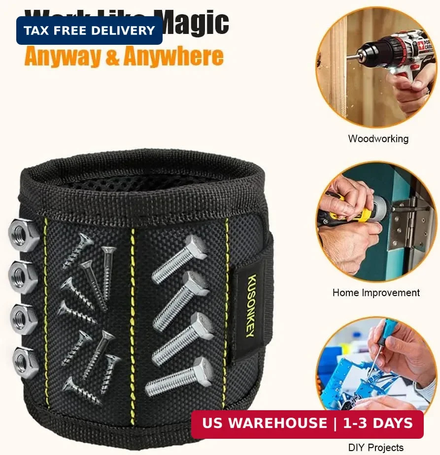 Gifts for Christmas Stocking Stuffers for Men,Magnetic Wristband Tool Gift | Gif