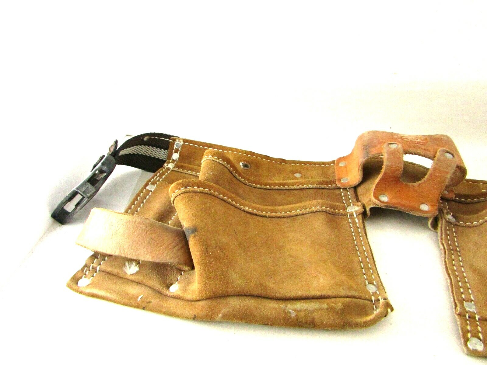 Leather work belt, Nicholas, since 1932, Heavy split cowhide, No.  493X