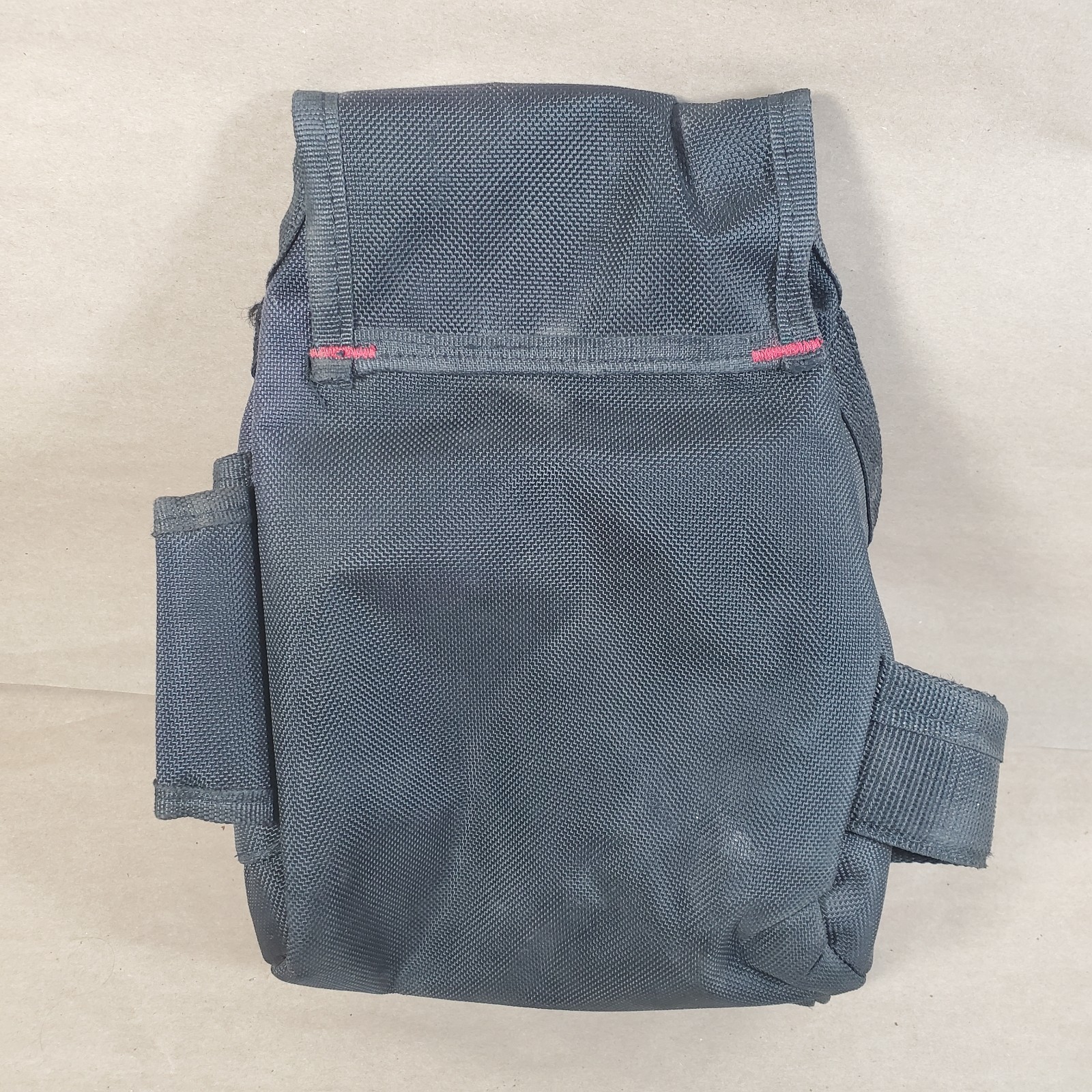 Black Nylon Tool Pouch Utility Belt Holder Multi-Pocket Carpenter Electrician Ba
