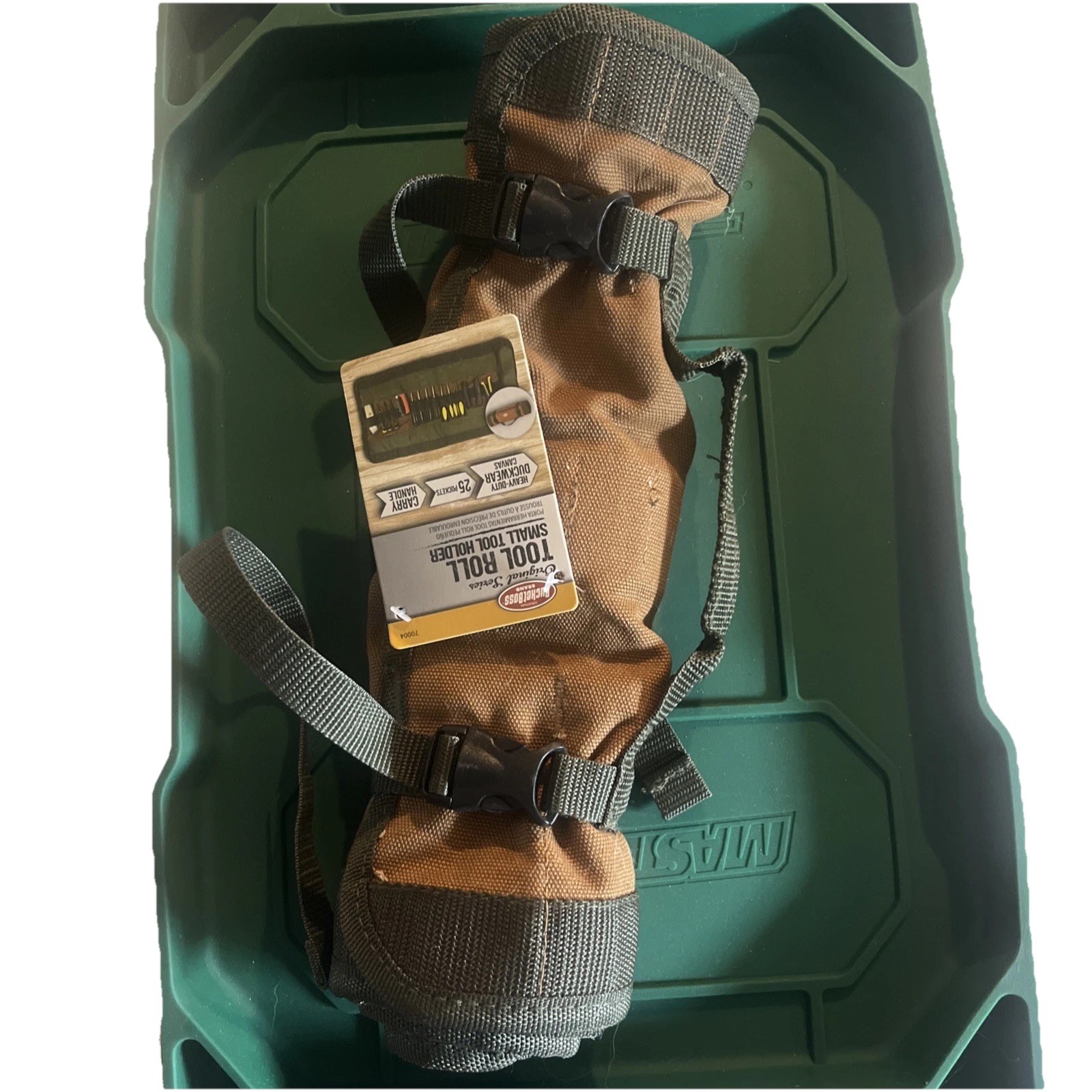 Bucket Boss 70004 Wrench Roll, Brown, Canvas, 25 Pockets