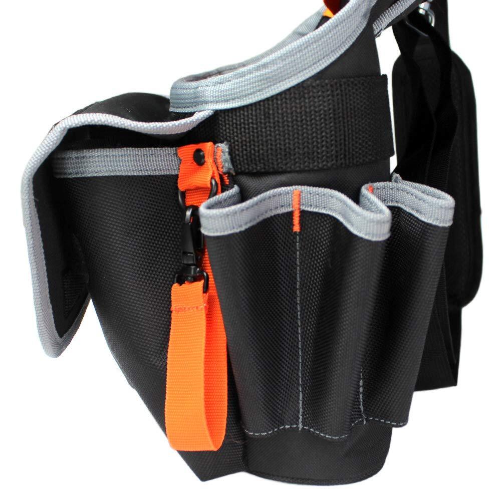 Heavy Duty Tradesman Pro Tool Pouch with Various Sized Pockets and Electrical…