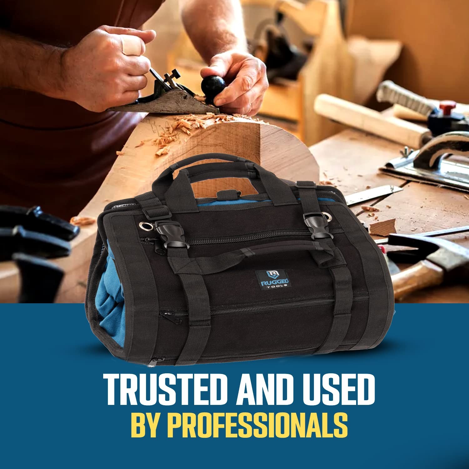 Rugged Tools – – Bag Pouch For Electrician Hvac Plumber Carpenter Or