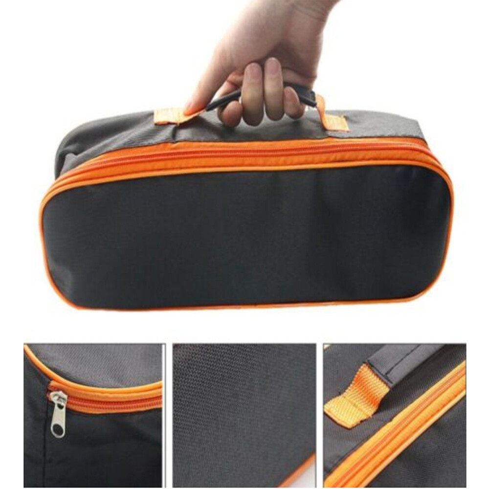 Multifunctional Metal Tool Bag Case Waterproof Oxford Canvas Storage Organizer