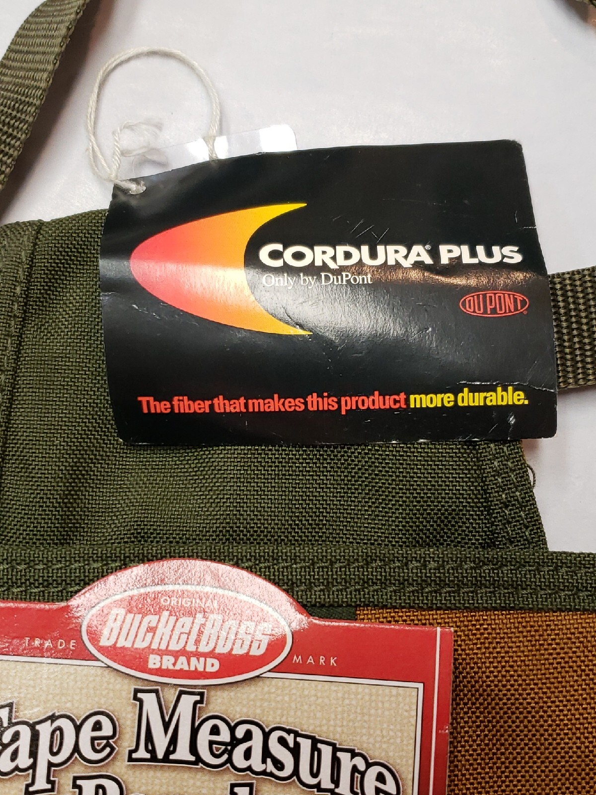 NEW Bucket Boss Tape Measure Pouch Model# 54011 w Belt Pro Series Cordura Fabric