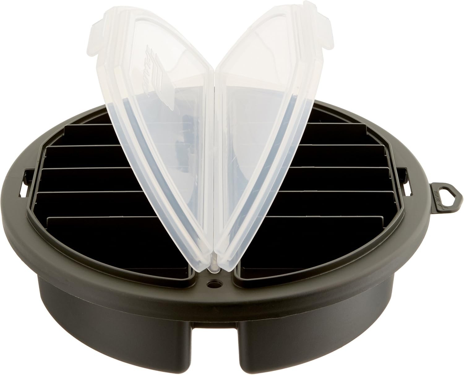 Multi-Compartment 5 Gallon Bucket Organizer with Clear Lids for Tackle Storage