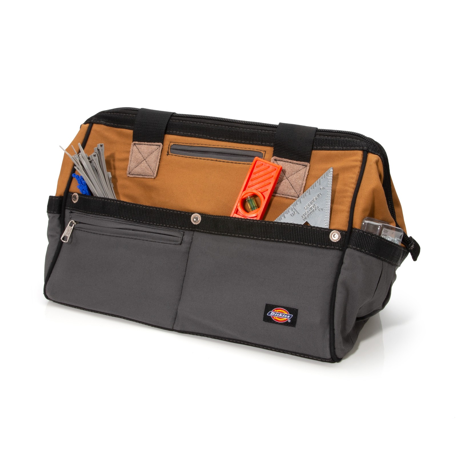 Work Tool Bag 16 inch Gray Tan Dickies 57031