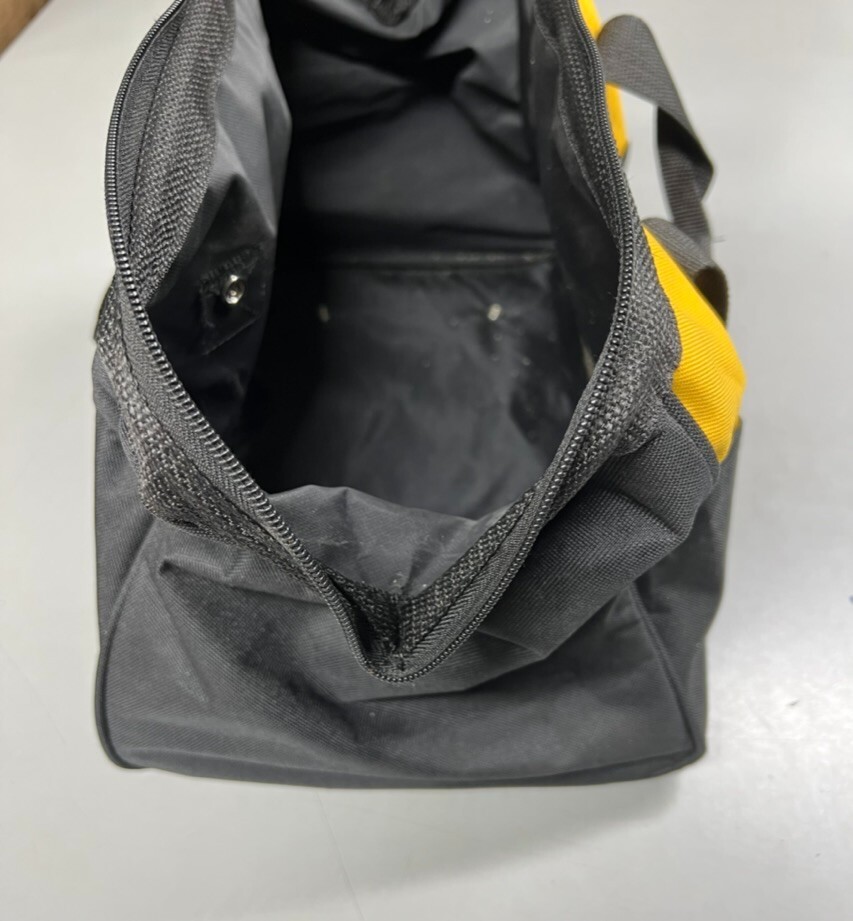 DeWalt Tool Tote Storage Organizer Bag – 15″x11″x9.5″ – Yellow + Black – Canvas