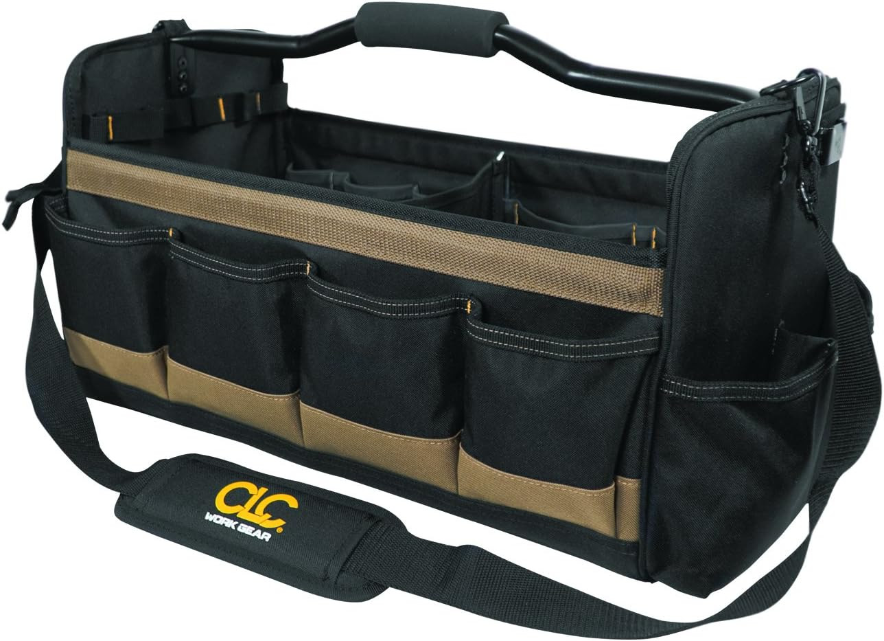 WORK GEAR 1579 20 Inch, Open Top, Soft Sided Tool Box, 27 Pockets