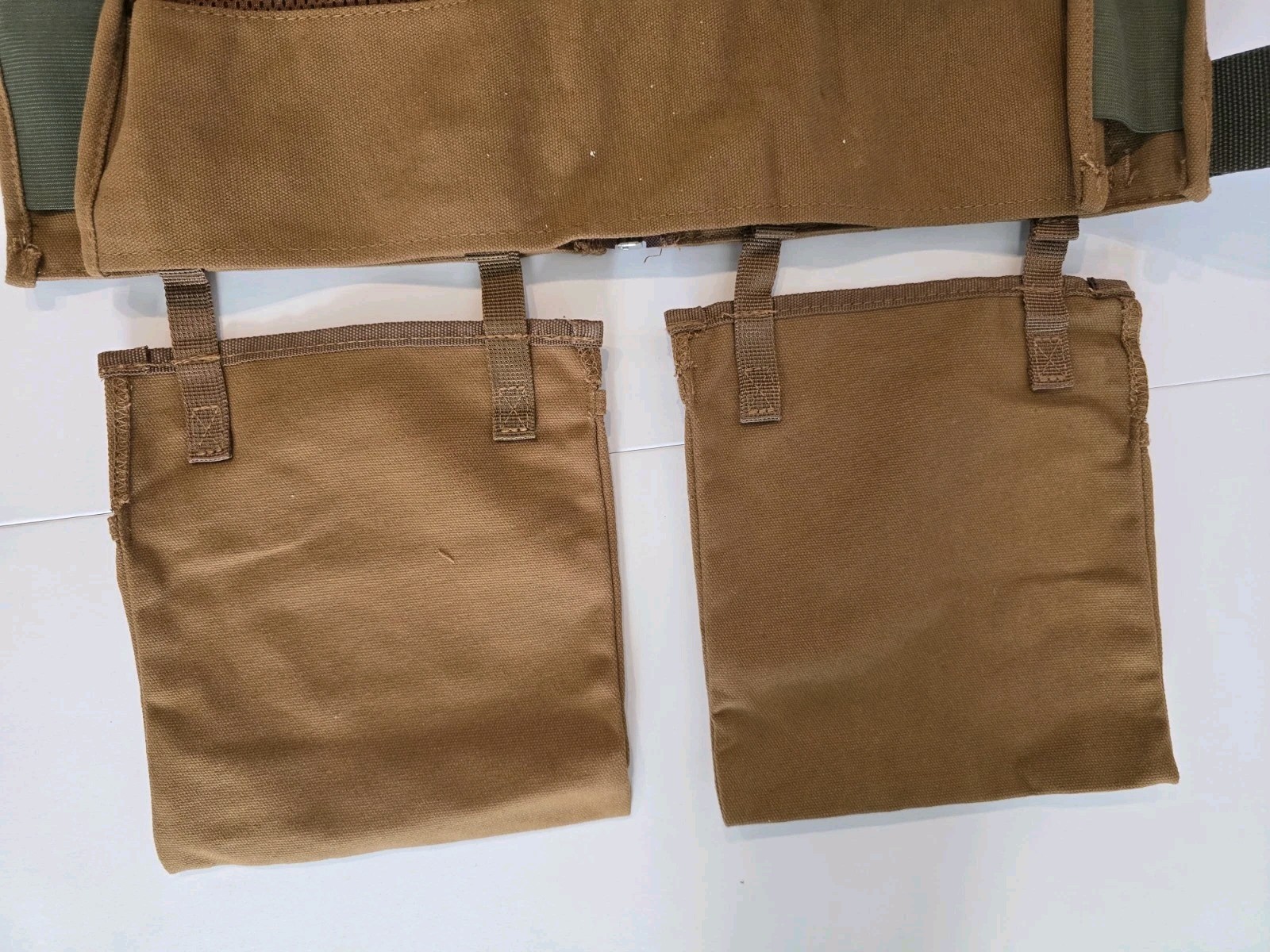 Bucket Boss Duckwear SuperVest Tool Vest Small Medium 14 Pockets Canvas Brown