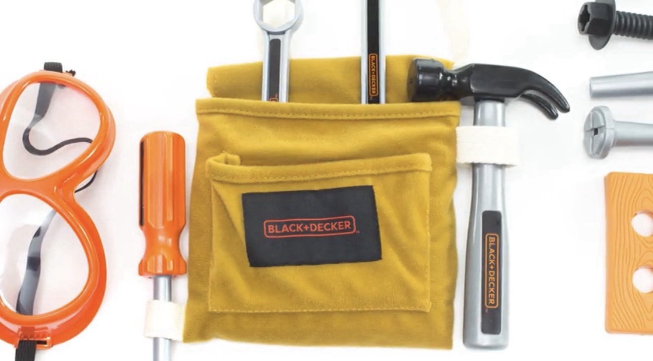 Black & Decker Jr. Tool Belt Set 11 Tools and Accessories