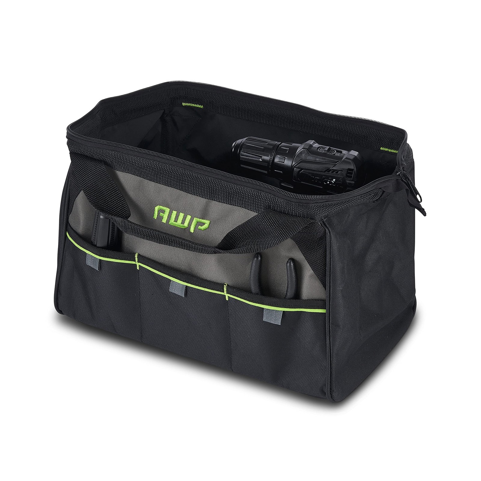 AWP Premium Tool Bag Durable Tote Water-Resistant 15 Inch, Black