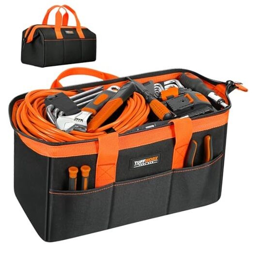 Large Tool Organizer Bag with 18 14.2″ Black & Orange – Large Tool Bag