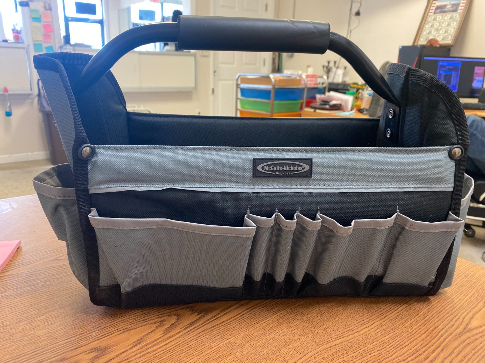 McGuire Nicholas Polyester Tool Pouch Black/Grey NEVER USED!