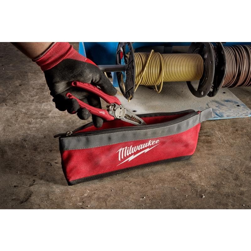 Milwaukee Electric – 3 PC Multi-Size Zipper Pouches Red