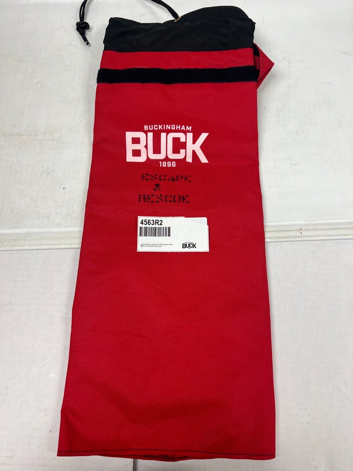 BUCKINGHAM MFG, BAG RED, 4563R2