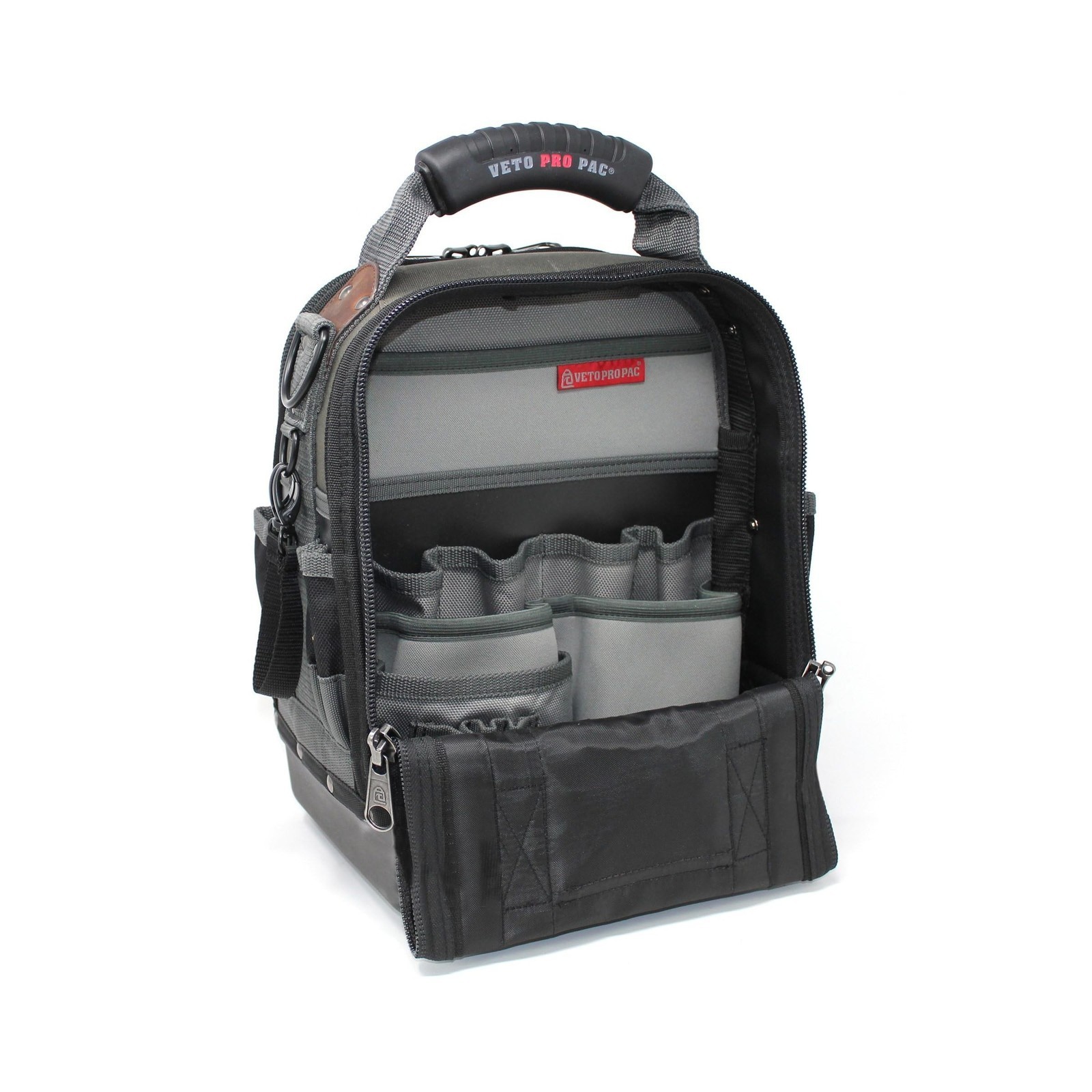 Professional Electrician Tool Pouch Bag, Heavy Duty Canvas Organizer with Pocket