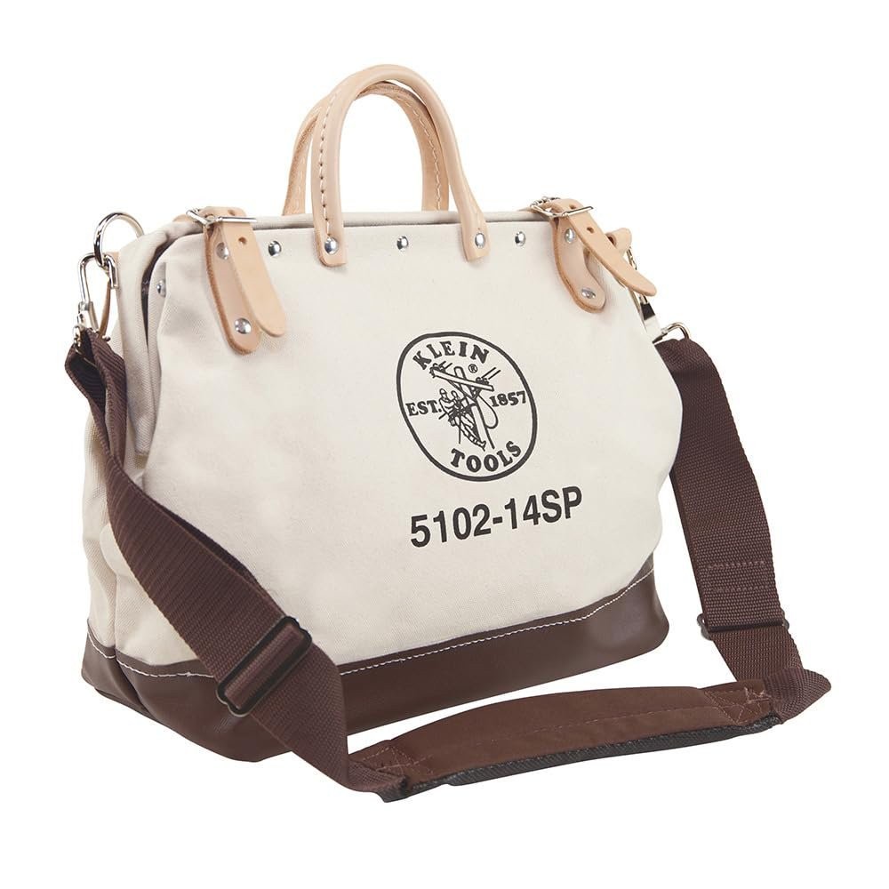 Klein Tools 5102-14SP Tool Bag with Detachable Shoulder Strap 14-Inch, 10…