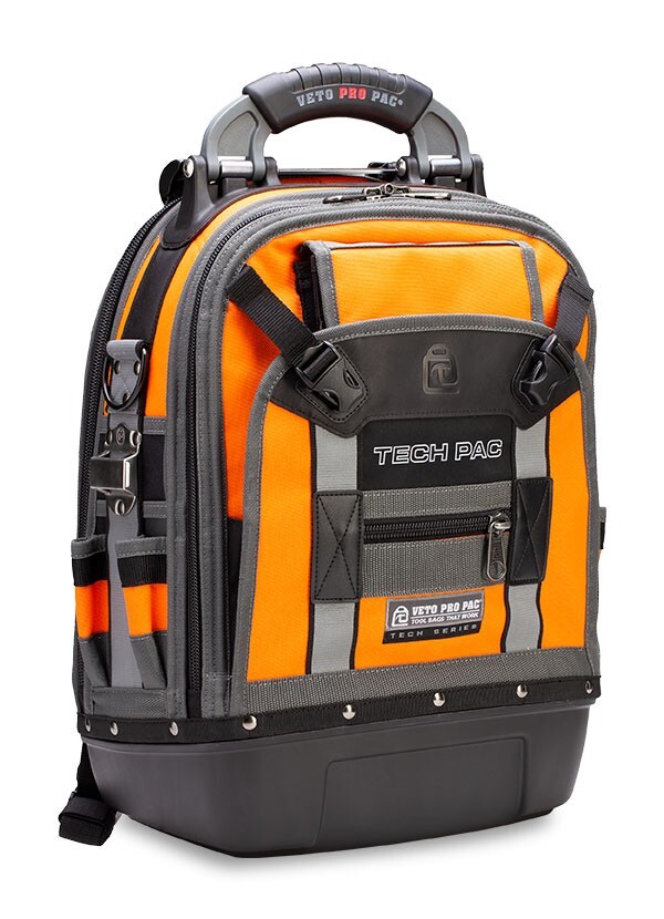 Veto Pro Pac TECH-PAC HI-VIZ ORAN Tool Backpack, VPP10064