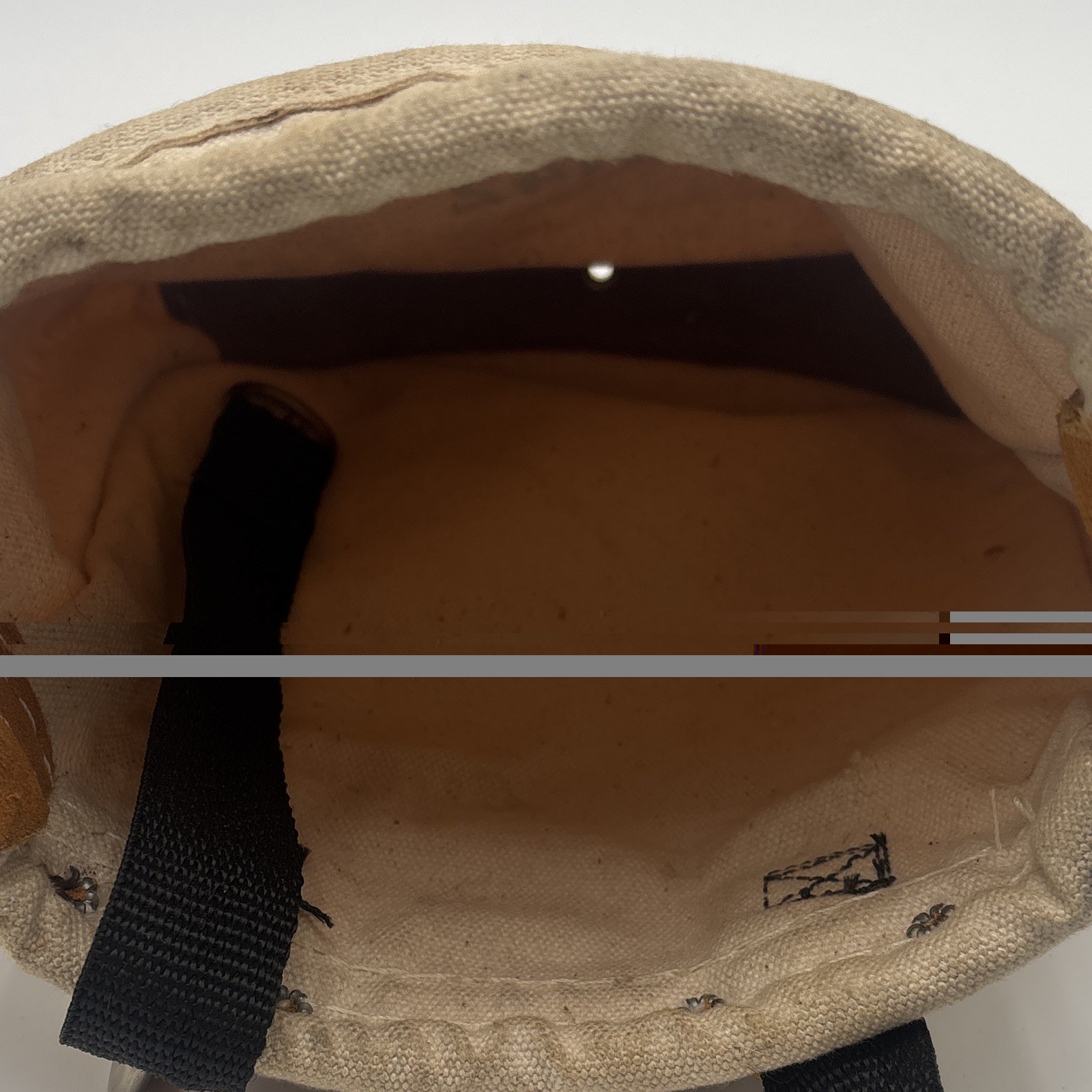 Klein Tools Canvas Tool Pouch w/ Handle Small Beige 5142 7x7x8 in