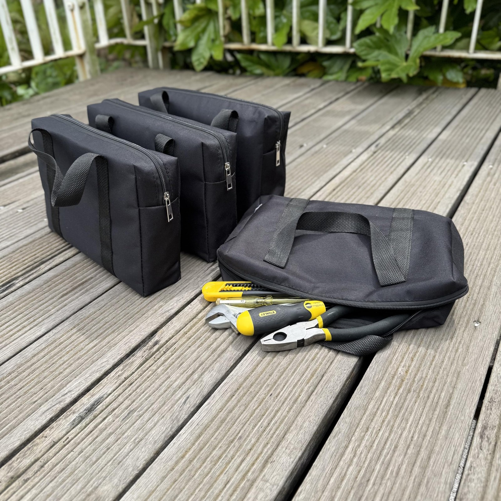 Multi-purpose 600D Oxford Cloth Zipper Tool Bag Organize Storage Pouch Large …