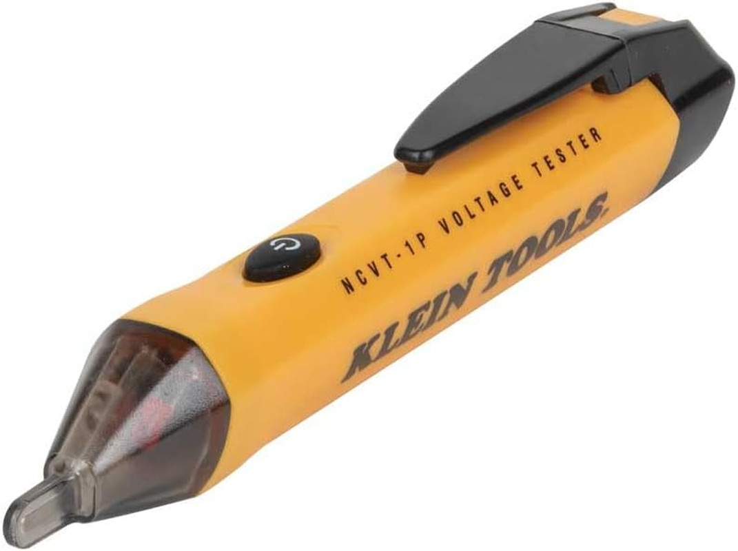 Durable 48-Pocket Tool Backpack with Klein Voltage Tester Pen Combo