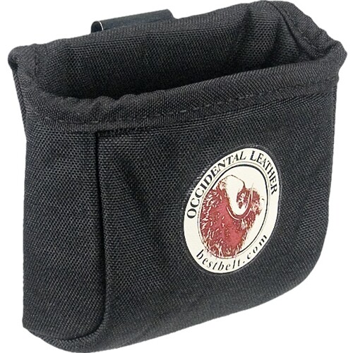 Occidental Leather 9501 5″ x 4.5″ Industrial Nylon Single Clip-On Pouch, Black