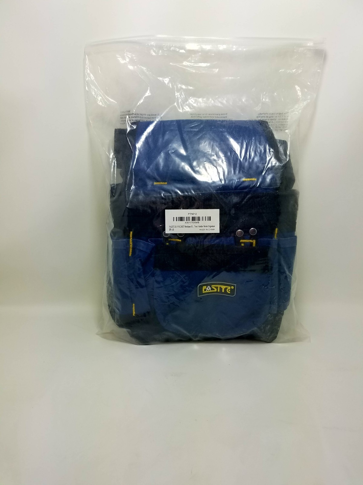 32 pocket 2 Pouch Utility Multifunction Tool Belt Bag Blue