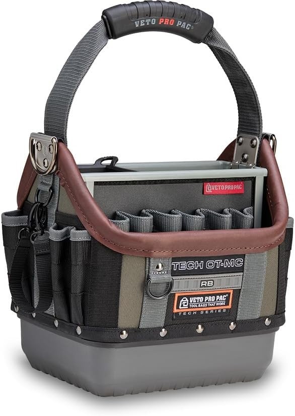 TECH OT MC RB VETO PRO PAC OPEN TOP TOOL BAG WITH RUBBER BASE
