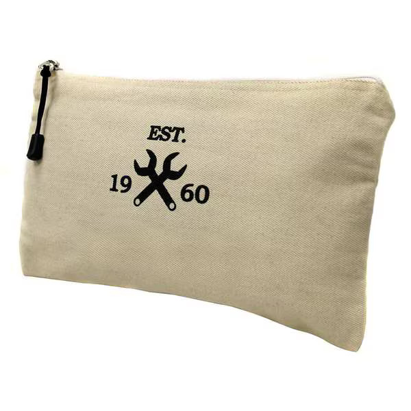 Westward Tool Bag, White, Canvas, 1 Pockets 32PJ41 Westward 32PJ41 190735812365