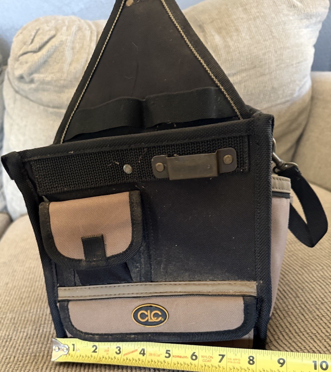 CLC-Custom Leather Craft-Electrical/Maintenance Tool Carrier, Black