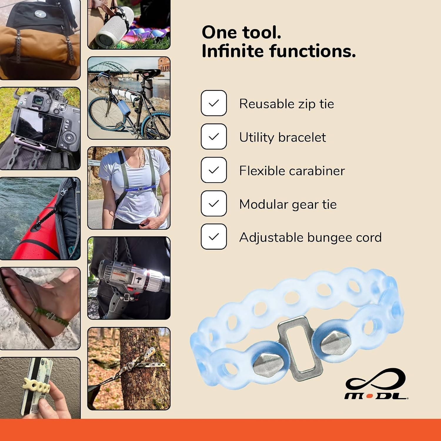 Infinity Tool 2.0 – Modular Straps for Outdoor Adventure