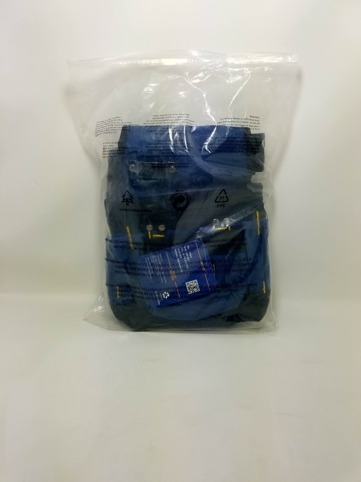 32 pocket 2 Pouch Utility Multifunction Tool Belt Bag Blue