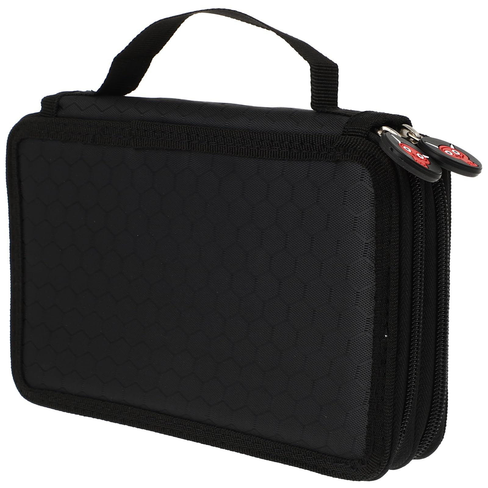 Nail Tool Organizer Bag Small Art Makeup Brush Case Travel 20.5X15X4CM, Black