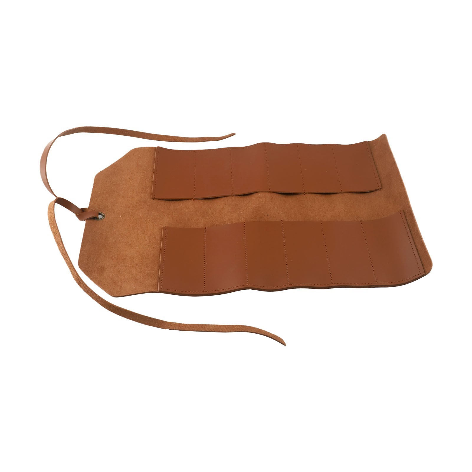 Classic Leather Tool Roll Bag for Compact and Organized Hardware Storage