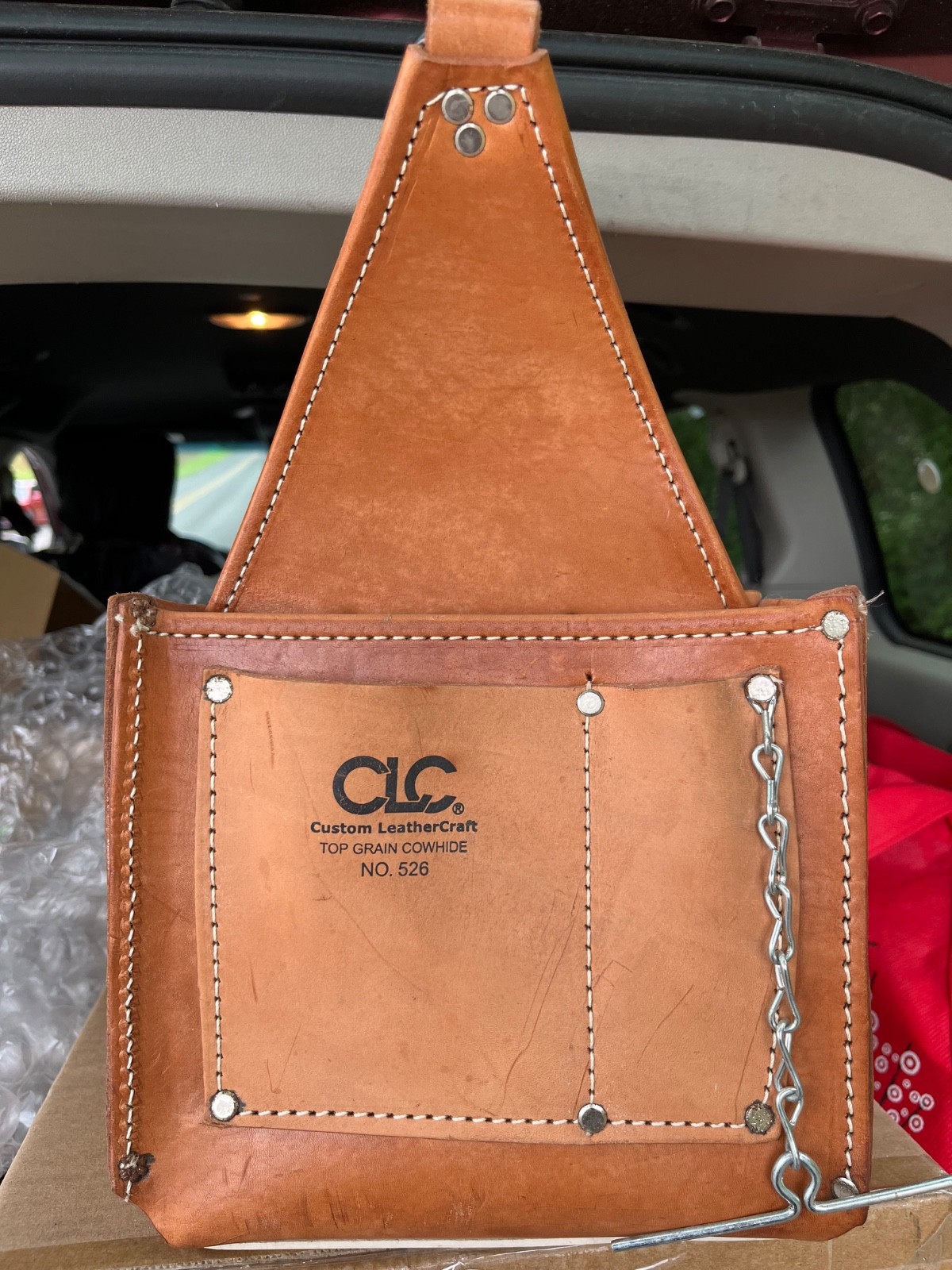 CLC Custom Leathercraft 526 Electrician’s and Maintenance Tool Pouch, Top Grain