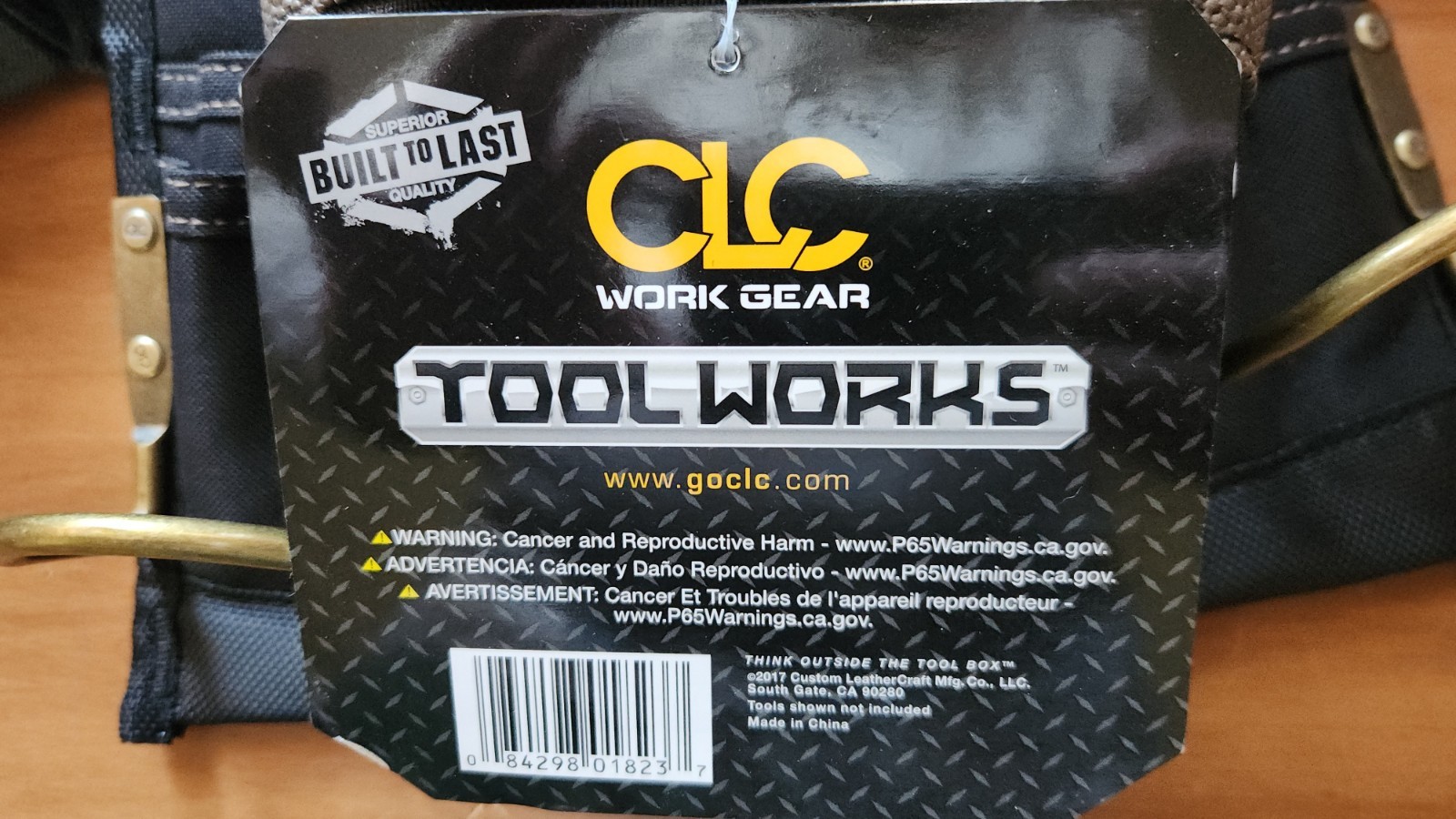 Lot of 3 CLC Custom Leathercraft Nail & Tool Bag, Poly, 8 & 5-pocket NWT (HGTV)