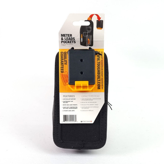 Toughbuilt TB-CT-34-B Meter Tester Pouch 5 Pockets Electrician Tool Bag Cliptech