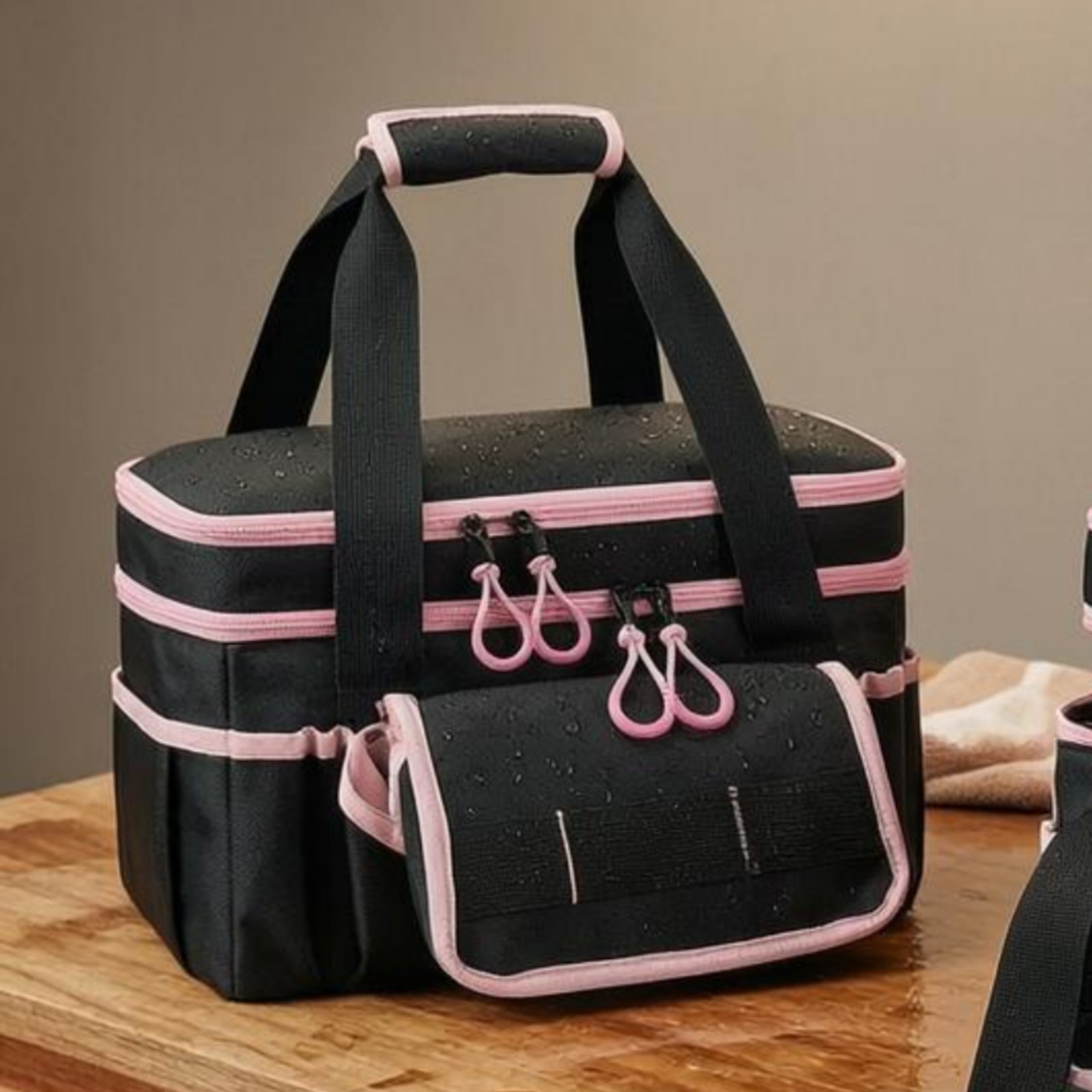 Tool Organizer Bag Lined Interior Soft Tool Bag Wipe-Clean