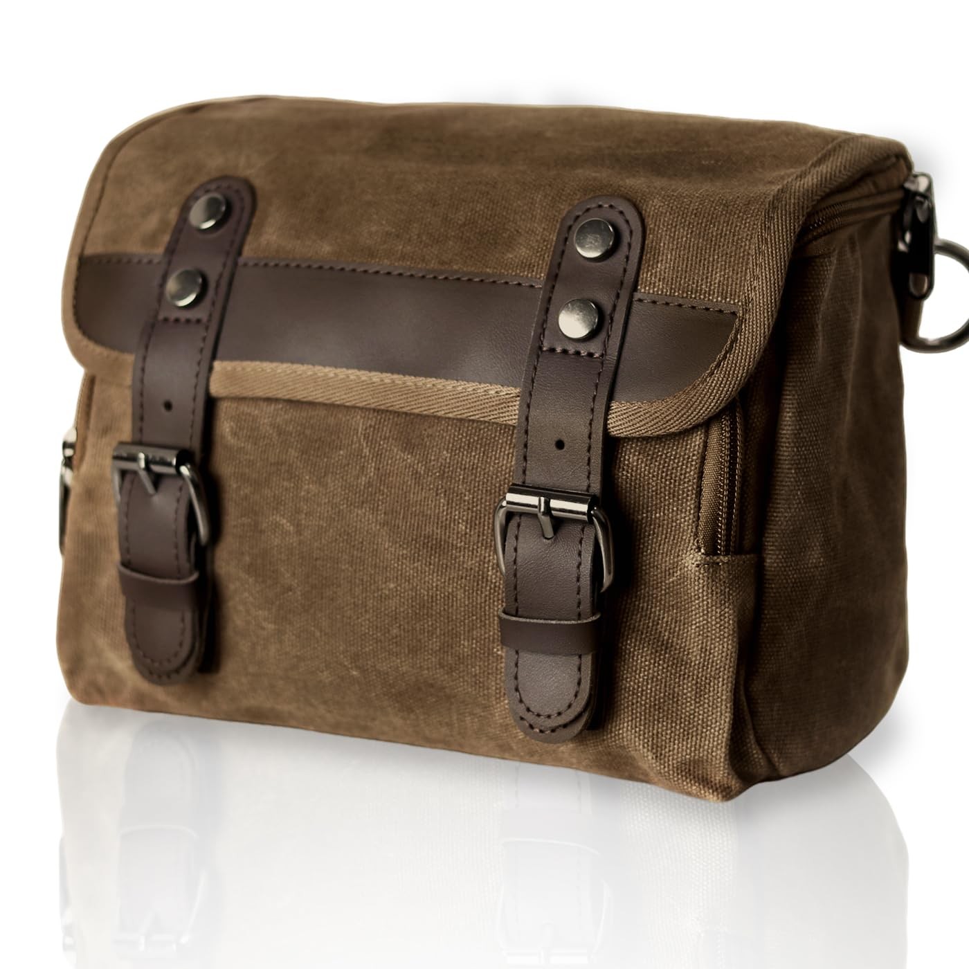 Motorcycle Bags Vintage Motorcycle Tool Bag Waterproof Messenger Bag Bike Tan…