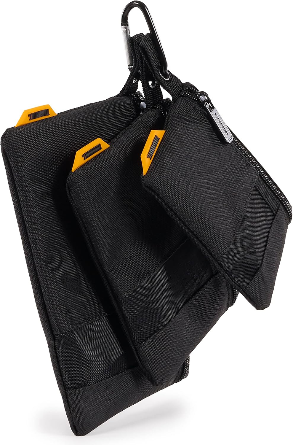 Toughbuilt – 3 Pack Fastener Bags 3 Sizes, Heavy-Duty Bags W/Mesh Windows, Top M
