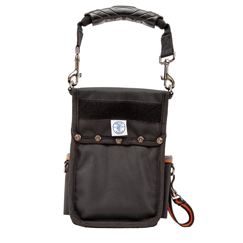 Klein Tools 5242 Tool Pouch, Tradesman Pro tool One Size, Black/Orange/Gray