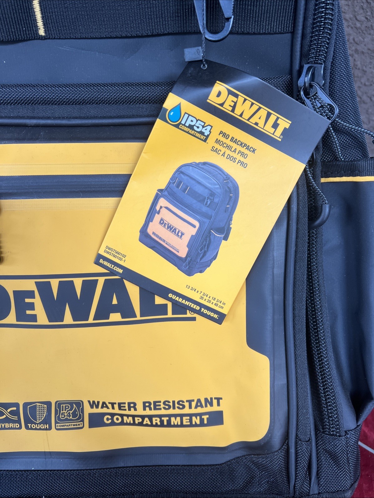 DEWALT Tool Backpack, Tool Storage and Organization, Durable and Water Resistant