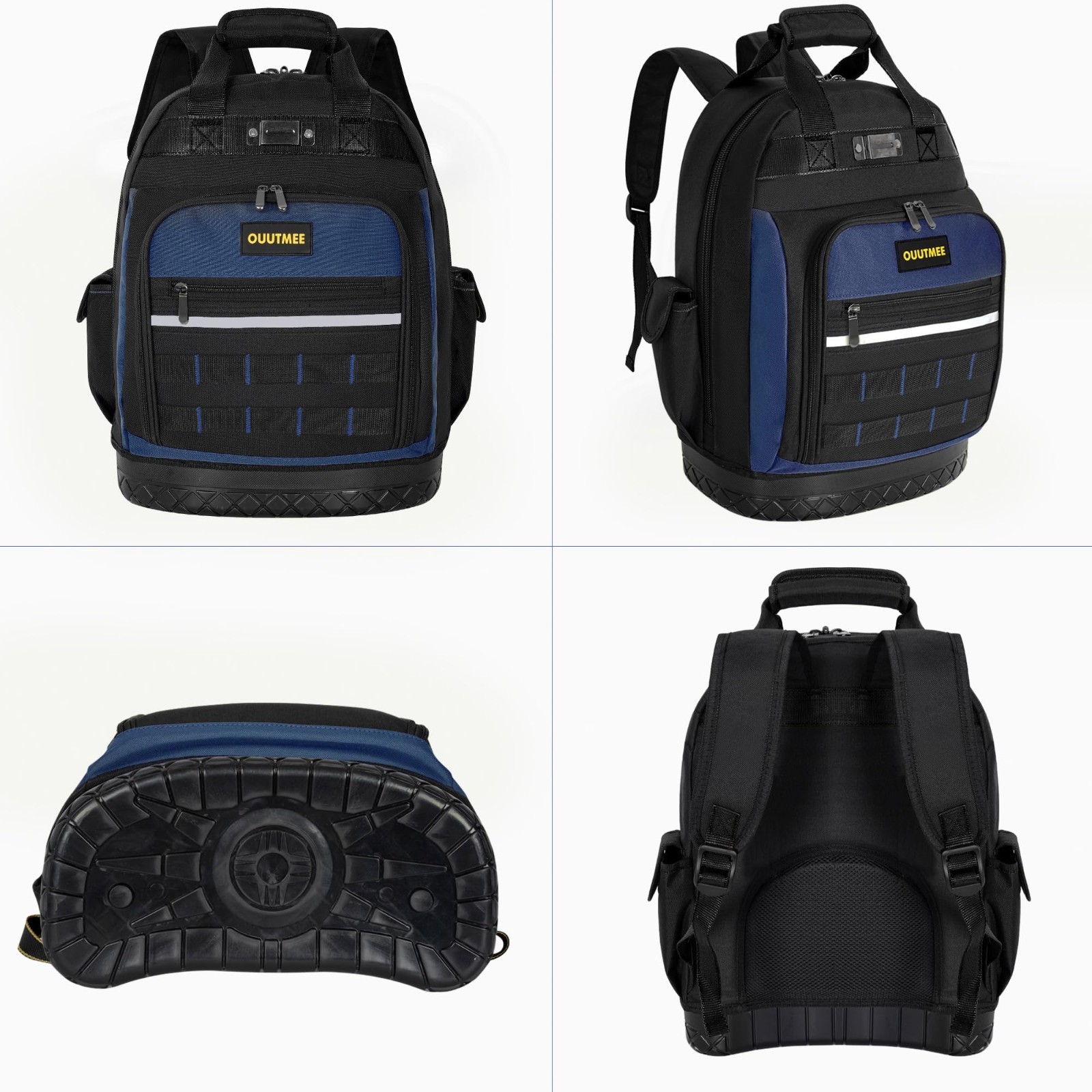 Heavy Duty Tool Backpack 17″ – Water-Resistant Multi-Pocket Bag for Electricians