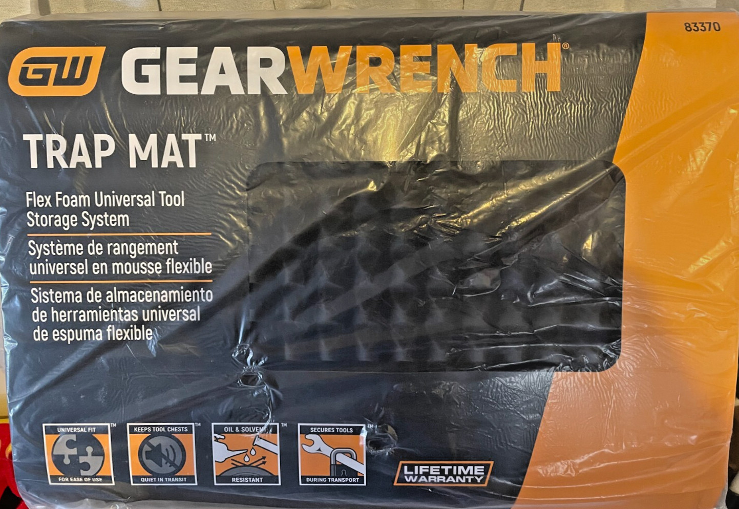 GEARWRENCH 4 Pc. Trap Mat Universal Tool Drawer Liners – 83370