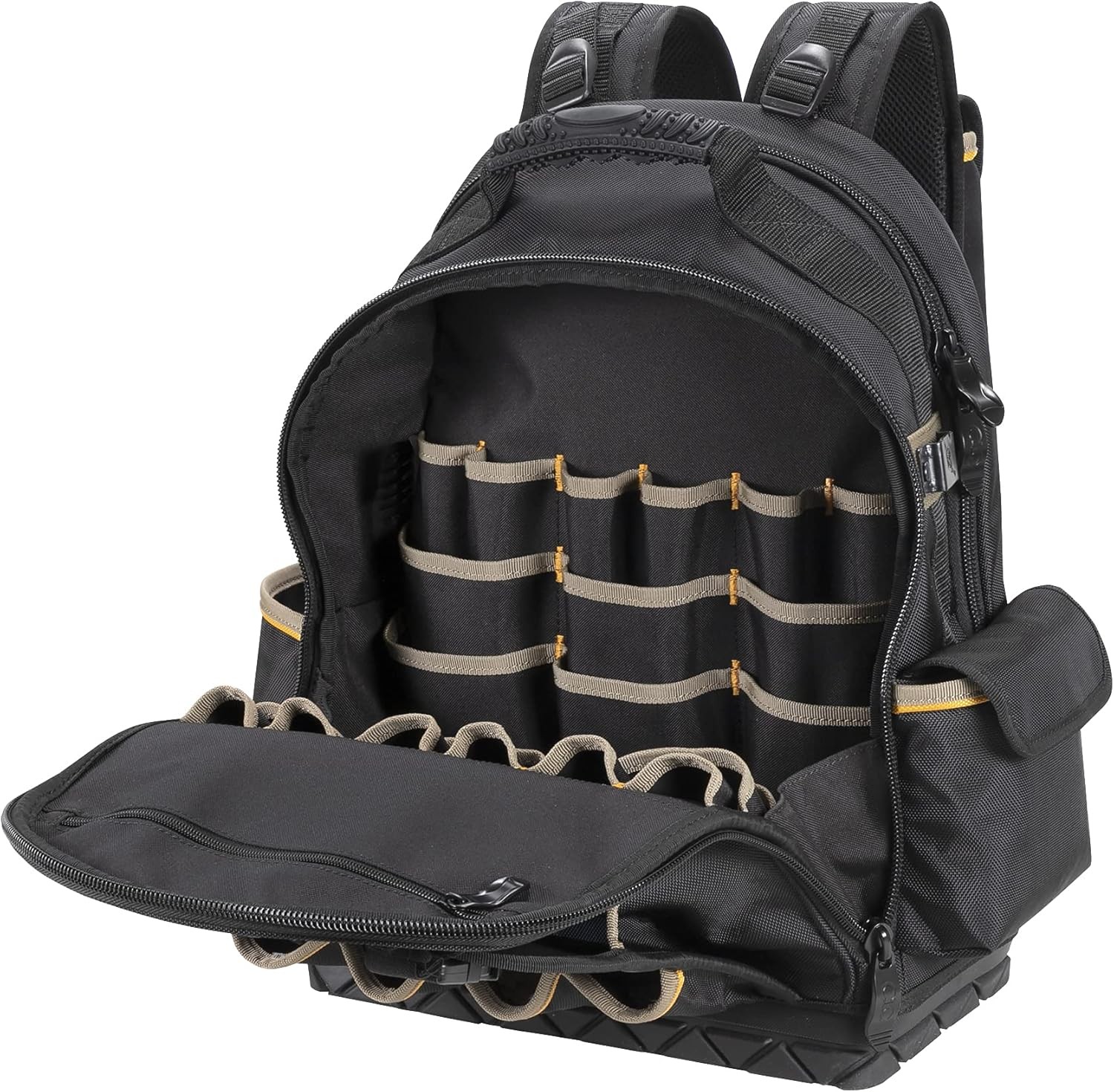 CLC Work Gear PB1133 Tool Backpack, 38 Pockets with Molded Base
