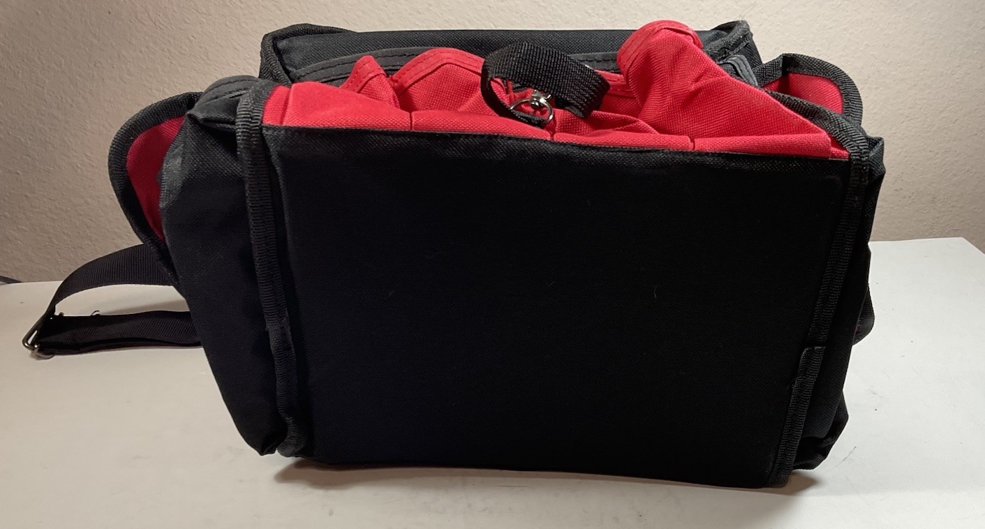 Snap On Tools Heavy Duty Tool Bag 11 X 9 , Handle, Shoulder Strap, Pockets NEW