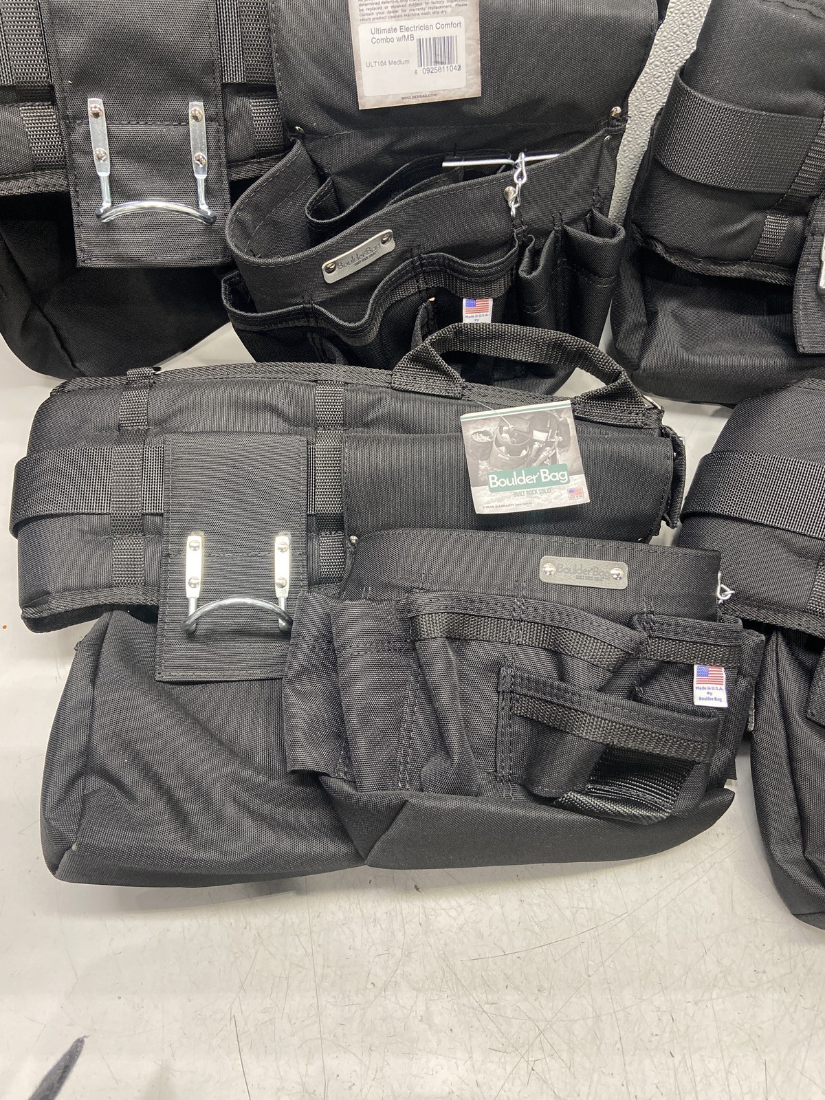 Lot of 4 Boulder Ultimate Electrician Comfort W/ Metal Buckle Medium ULT104