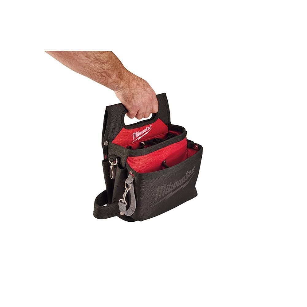 Milwaukee 15-Pocket Electricians Tool Holder & 6-in-1 Wire Stripper Pliers